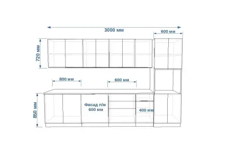РоялВуд Голубой Прованс - 20 (3000 мм)